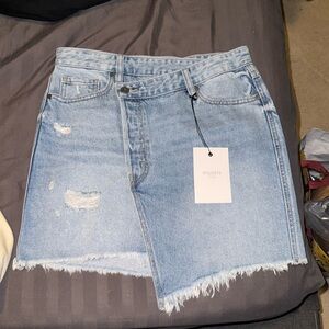 Asymmetrical denim skirt NWT